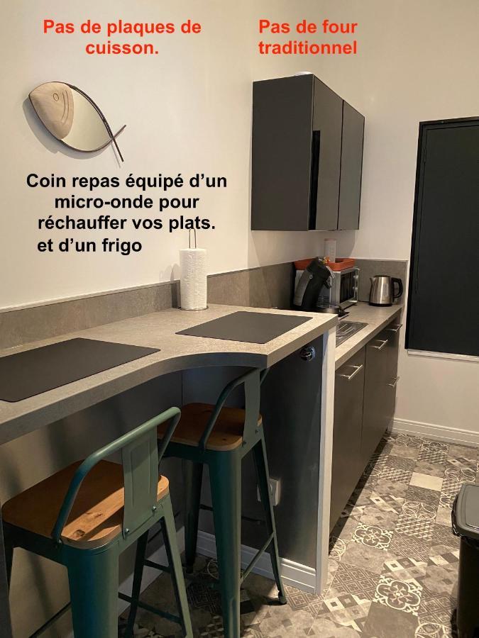 Chambre tout confort avec commodités espace repas wifi parking Wimereux Extérieur photo